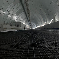 Utilisation de HaTelit en renfort dans un tunnel