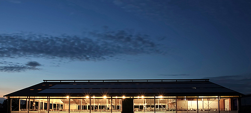 L'éclairage Lubratec® pour votre étable - Lumière du jour naturelle et éclairage LED efficace Poulailler éclairé avec éclairage Lubratec®, favorise la production de vitamine D et augmente la vitalité de vos animaux