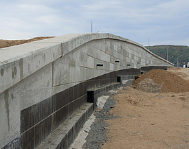 Aménagement polyvalent : Fortrac Block System avec des blocs de béton