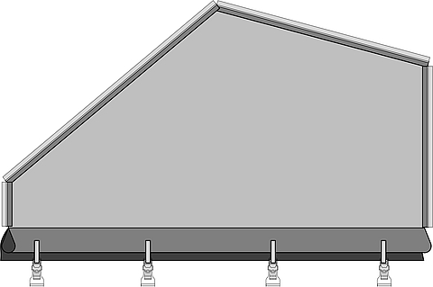 Image d'un pignon polygonal asymétrique, une variante des variantes de serrage Lubratec