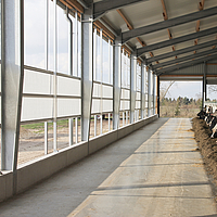 Double WLU pour une ventilation flexible dans l'étable à vaches laitières