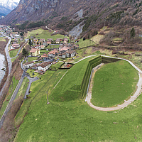 Mur de protection contre les avalanches en Italie avec Fortrac Nature